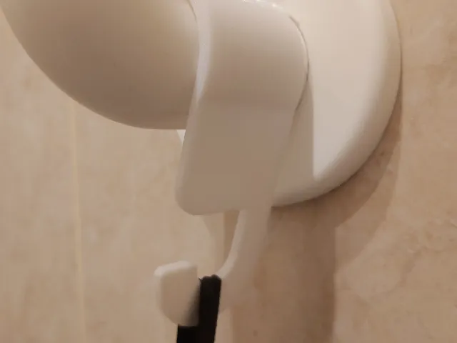 Shower grab rail hook