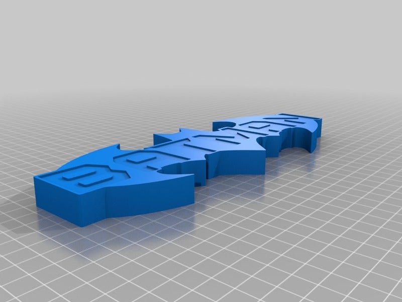 Miniatura 3 do modelo 3D Batman Logo