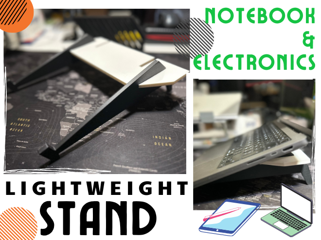 Ultra Lightweight Snap-fit Notebook Stand