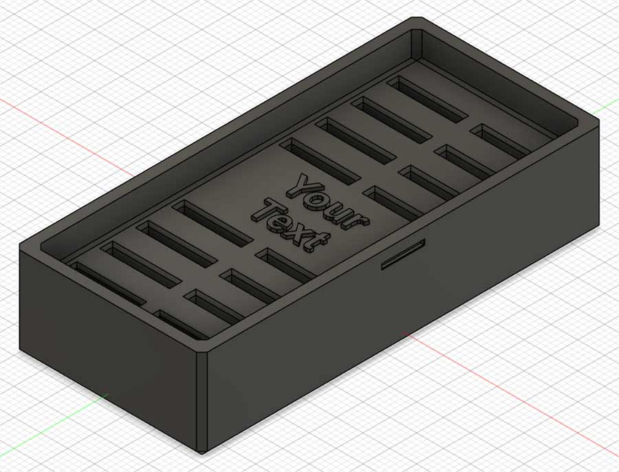 Miniatura 5 do modelo 3D Micro SD Card Storage Box