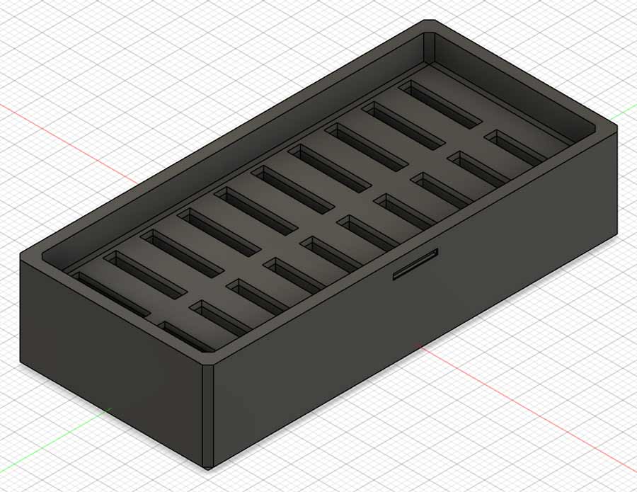 Miniatura 6 do modelo 3D Micro SD Card Storage Box