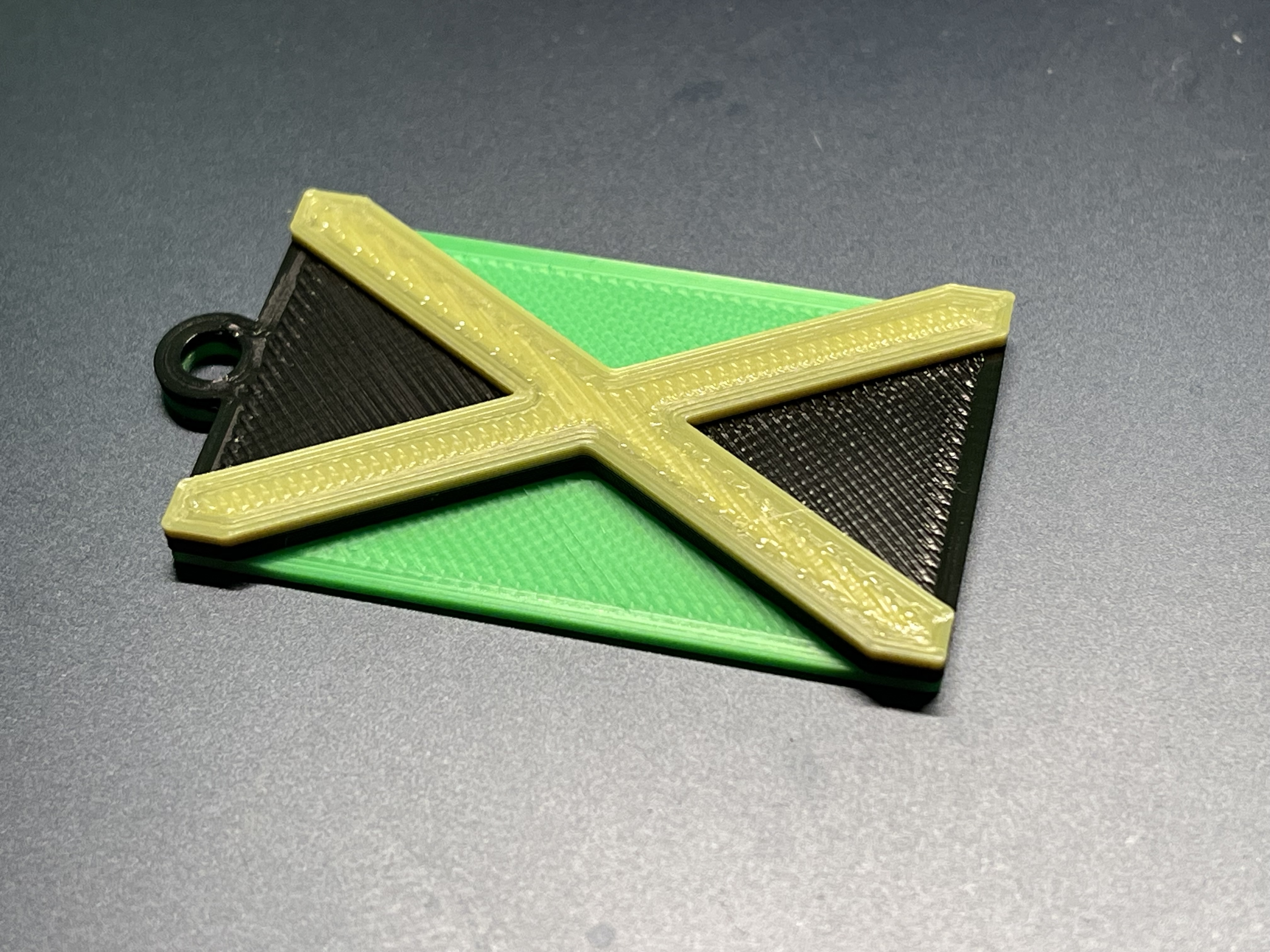 Jamaica Flag Keychain - NO AMS