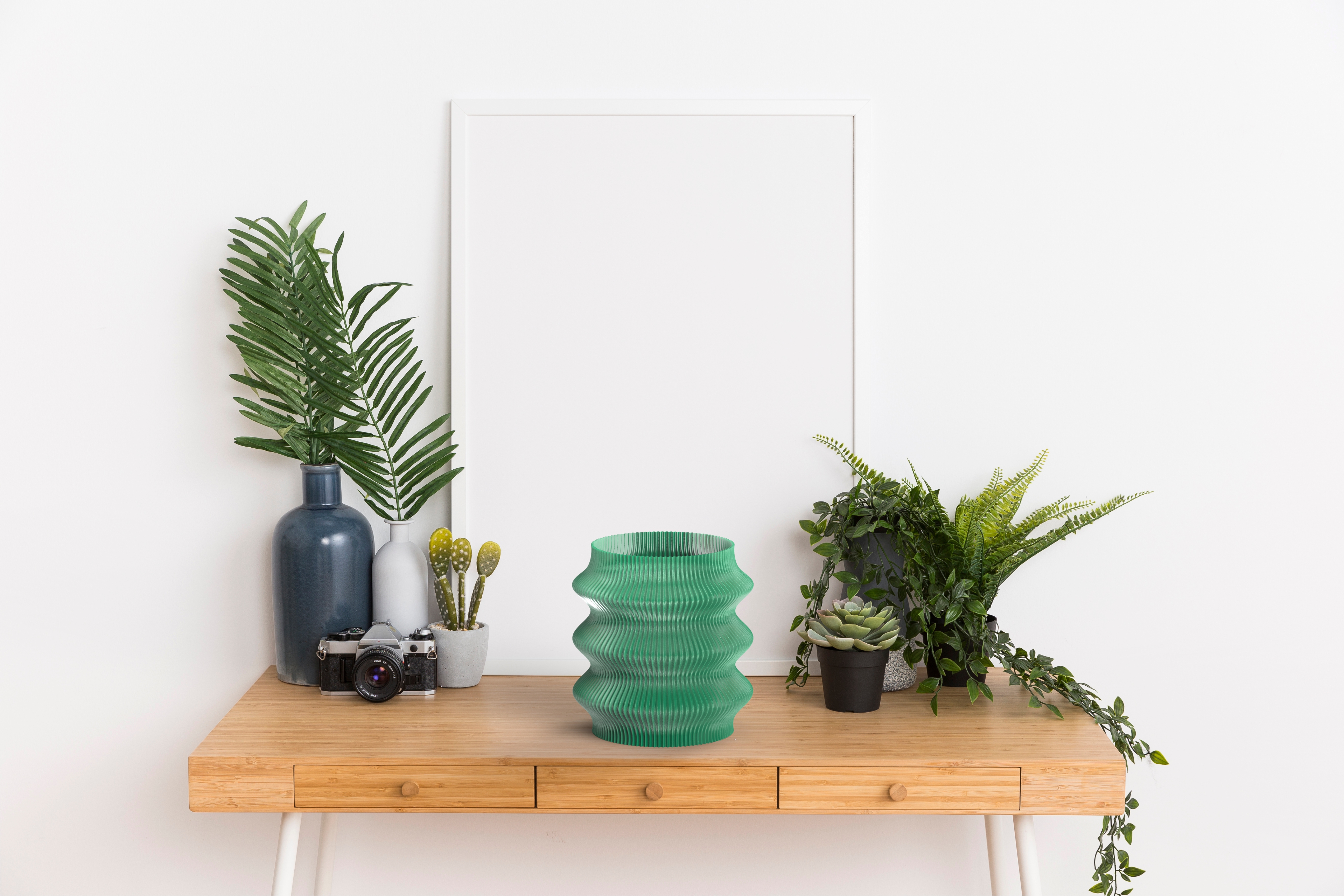 Luminous Wave Vase