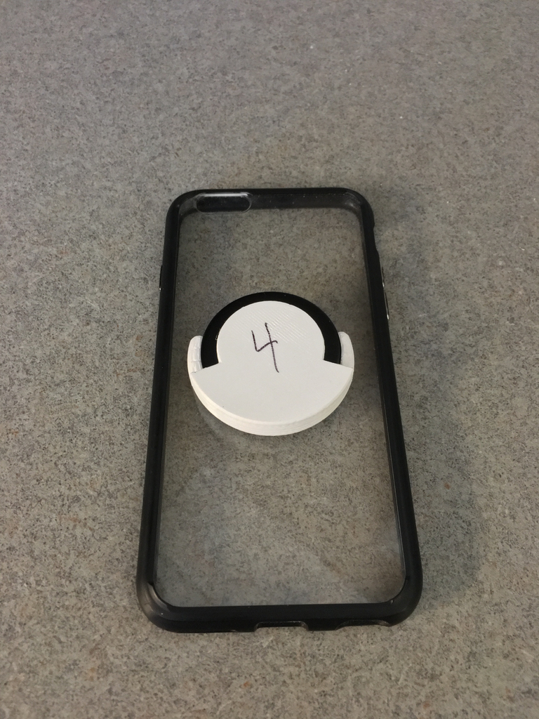 Disc Mount Socket that Pops With Blank Back for Remixing — thumbnail 2