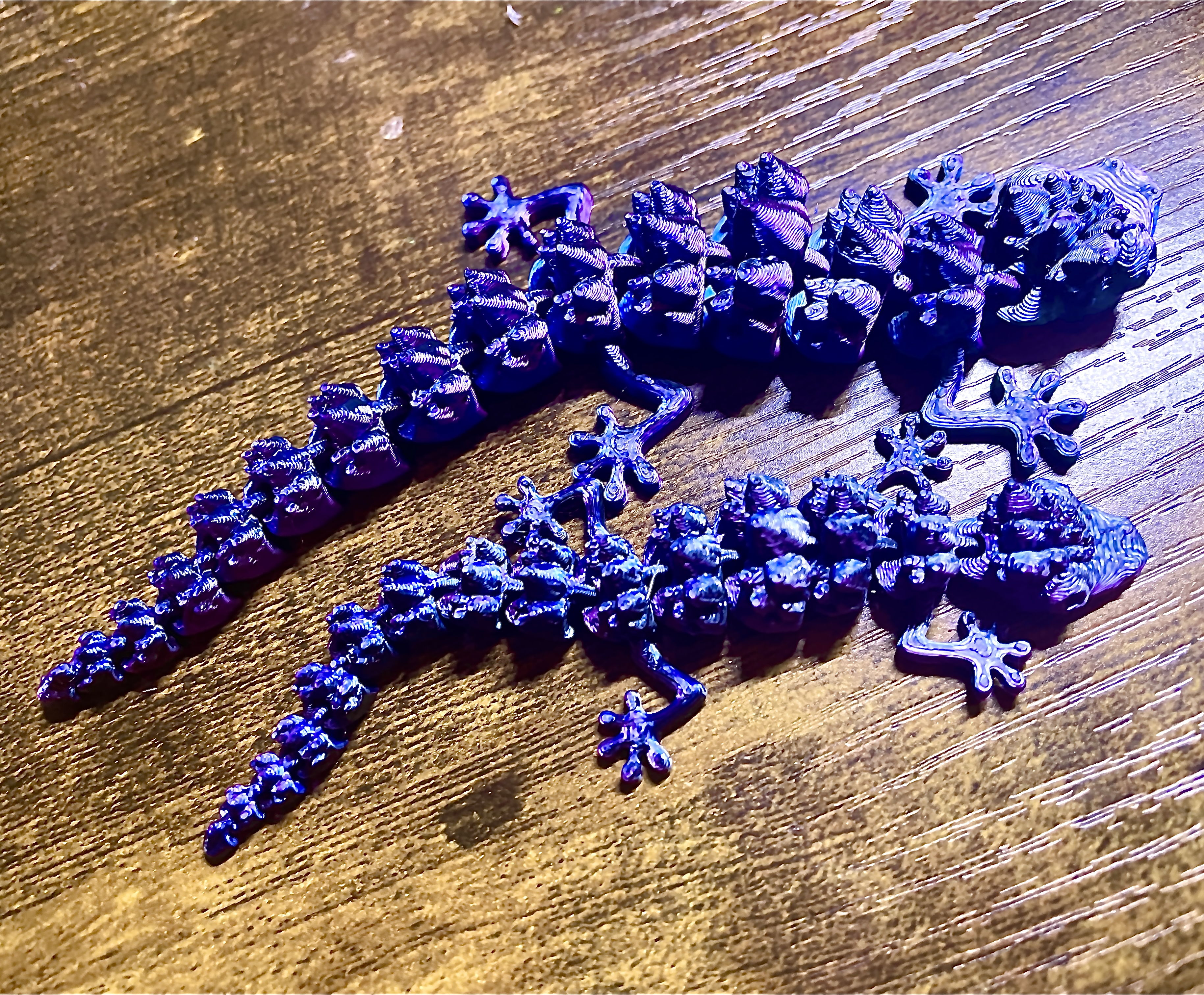 Miniatura 3 do modelo 3D crystallized lizard
