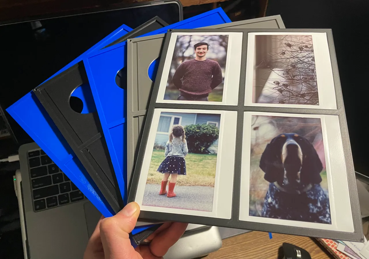 Instax Wide Scanning Frames- Get Even Borders and Prevent Newton