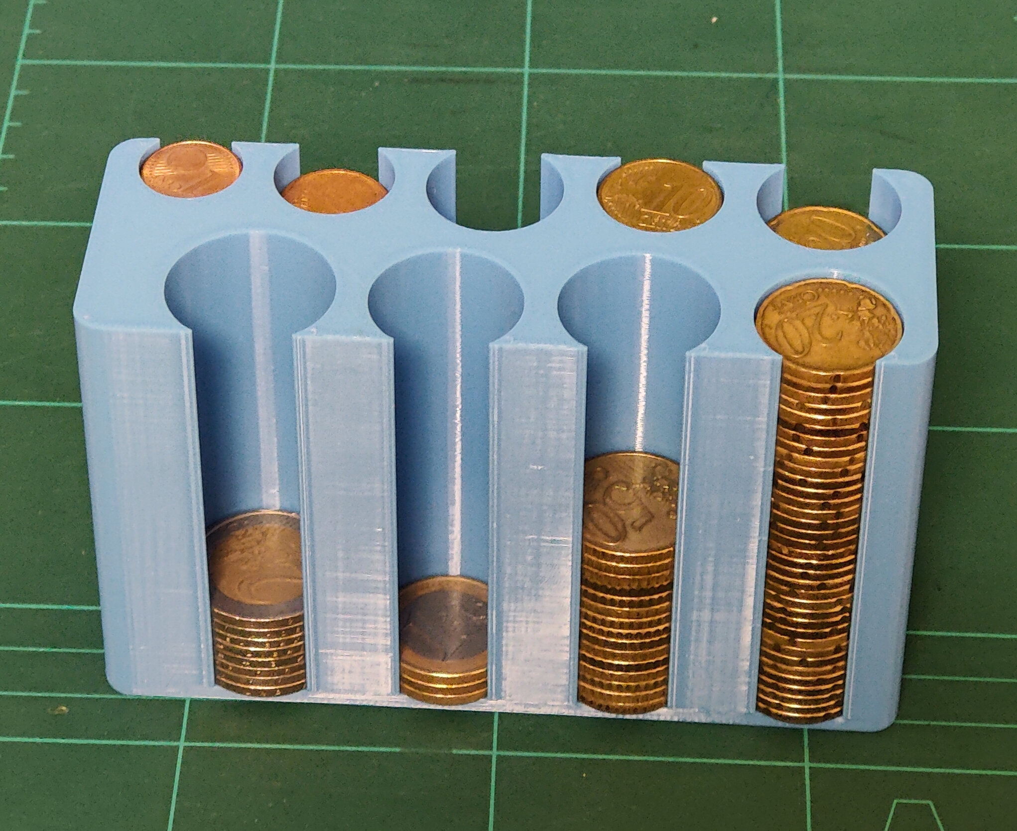 Euro Coin Collector (9-Compartment Vertical Stacker)