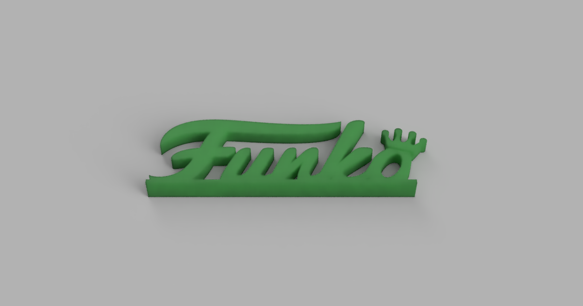 Funko Logo Download free STL model Printables.com