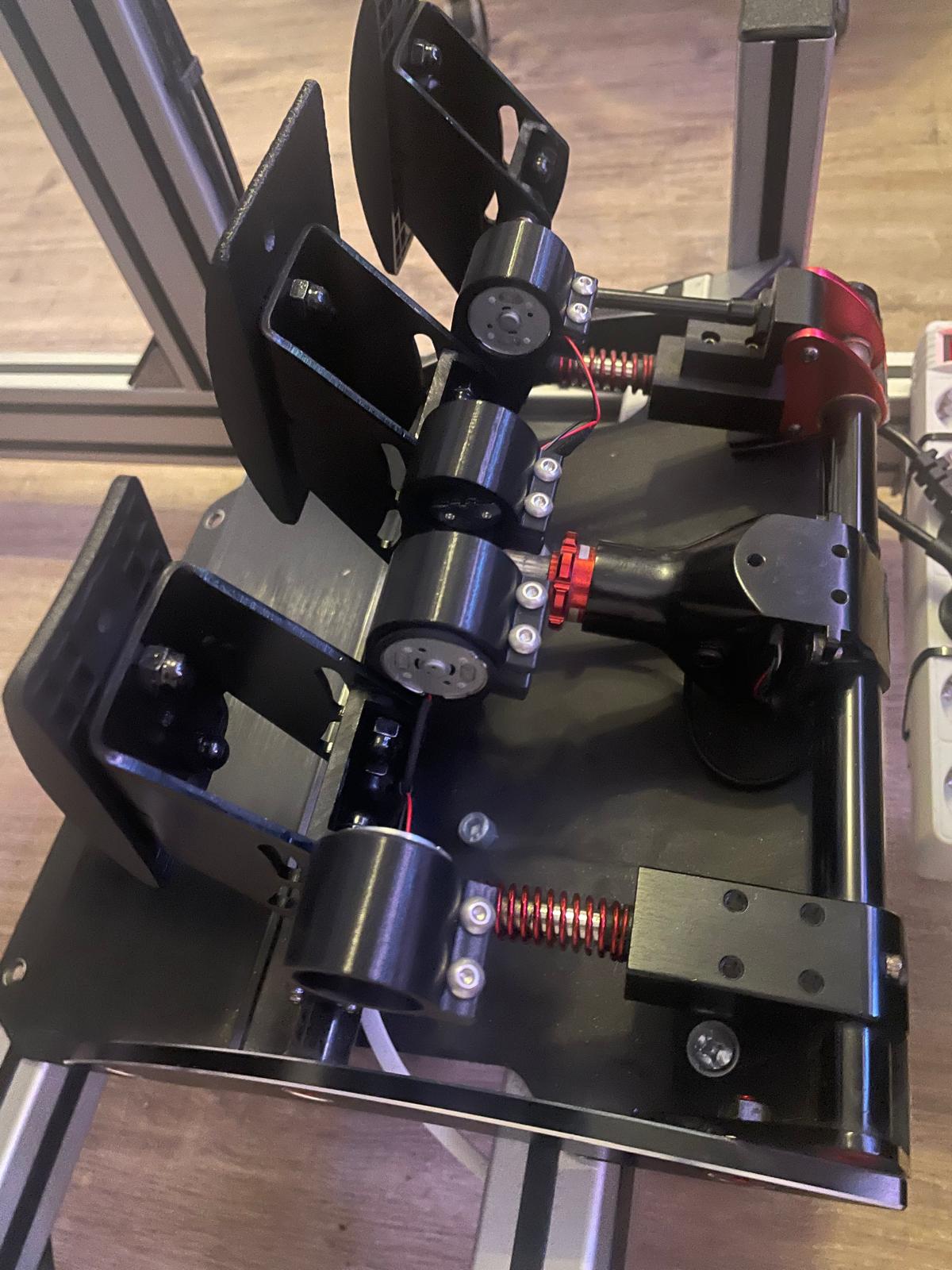 Fanatec Clubsport Pedale V3 Rumble Motor Halterungen