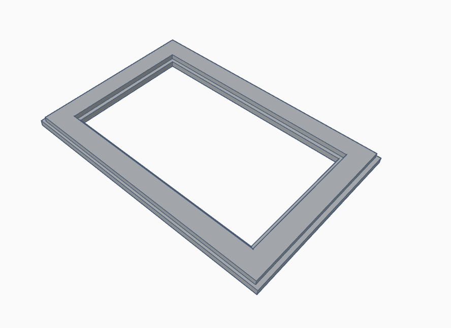Polaroid Magnet Fridge Frame [6x3mm]