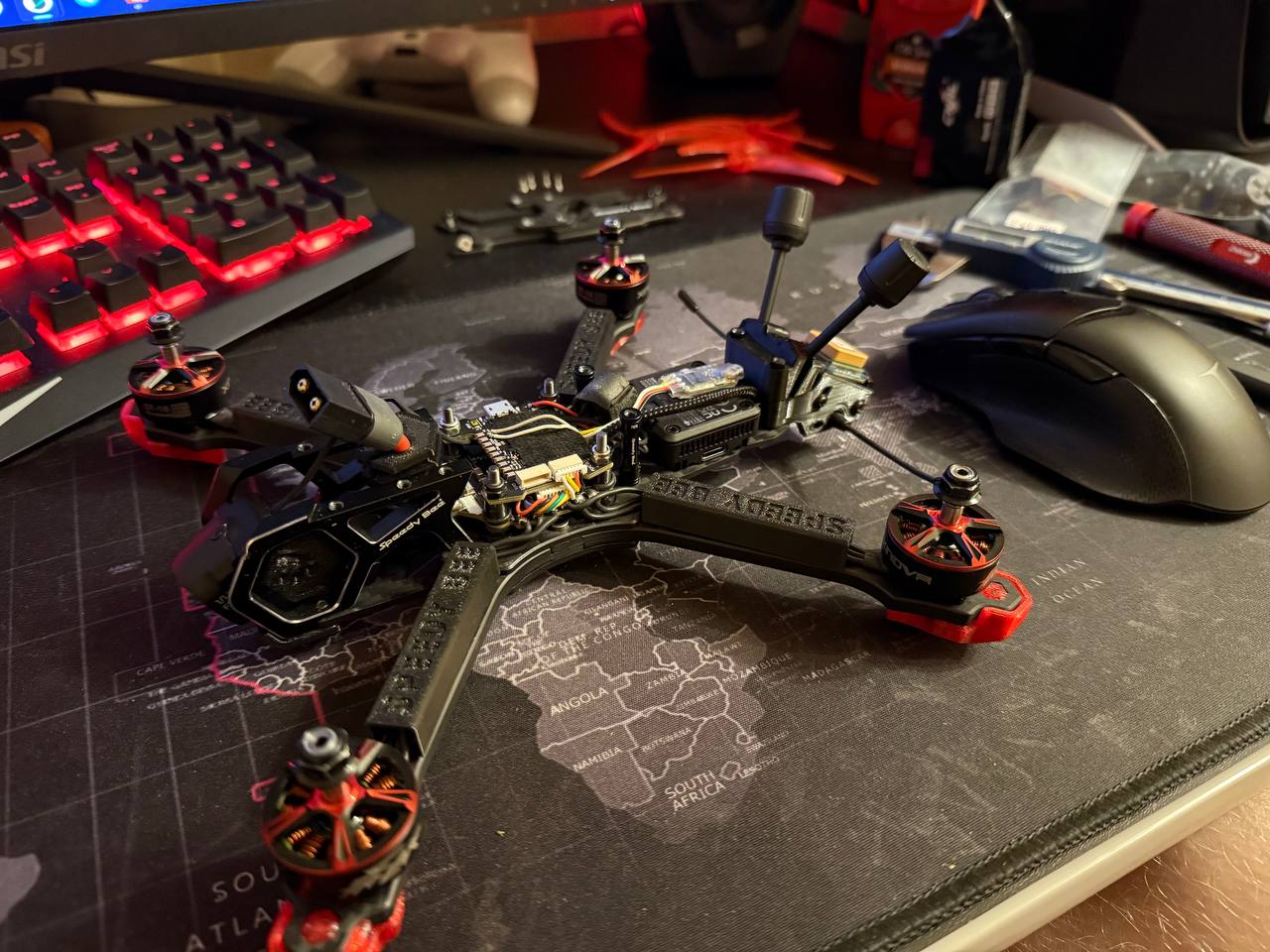 SpeedyBee Master v2 DJI O4 pro antenna mount