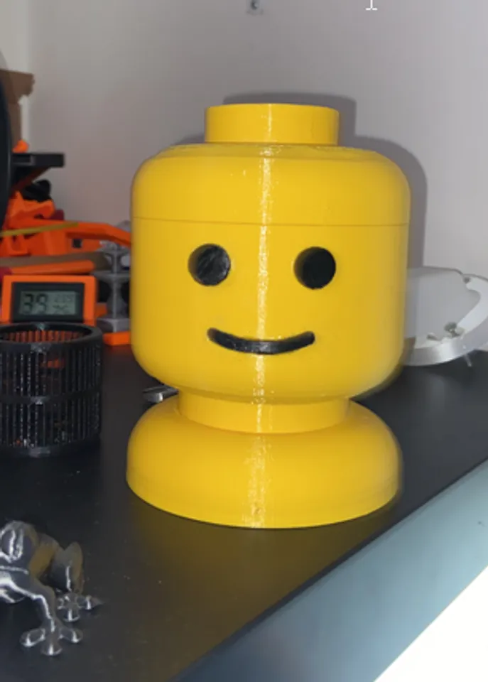 Lego Head Box with screwing by Tiques77 | Download free STL model ...