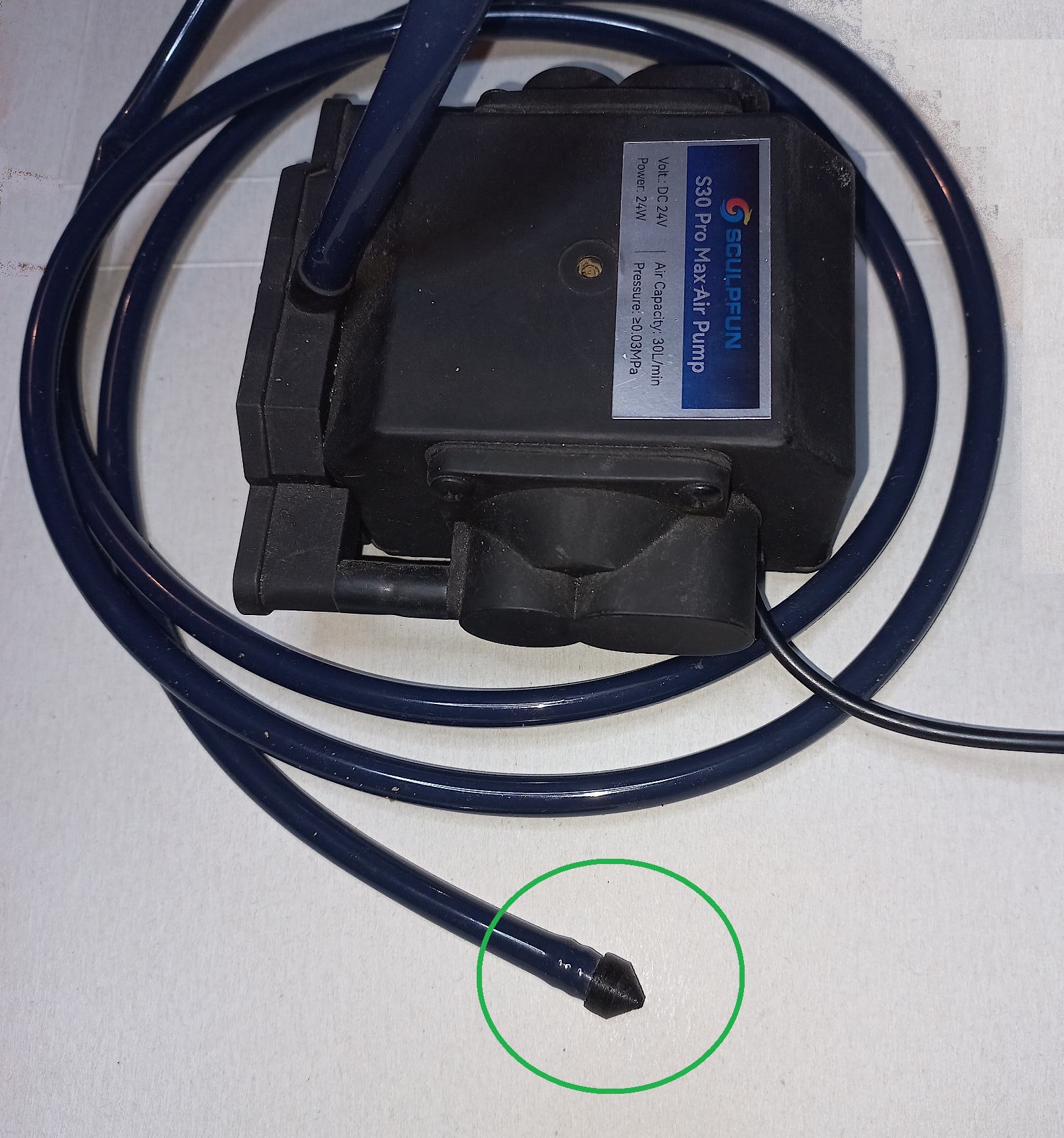 Multipurpose nozzle for Sculpfun air assist compressor