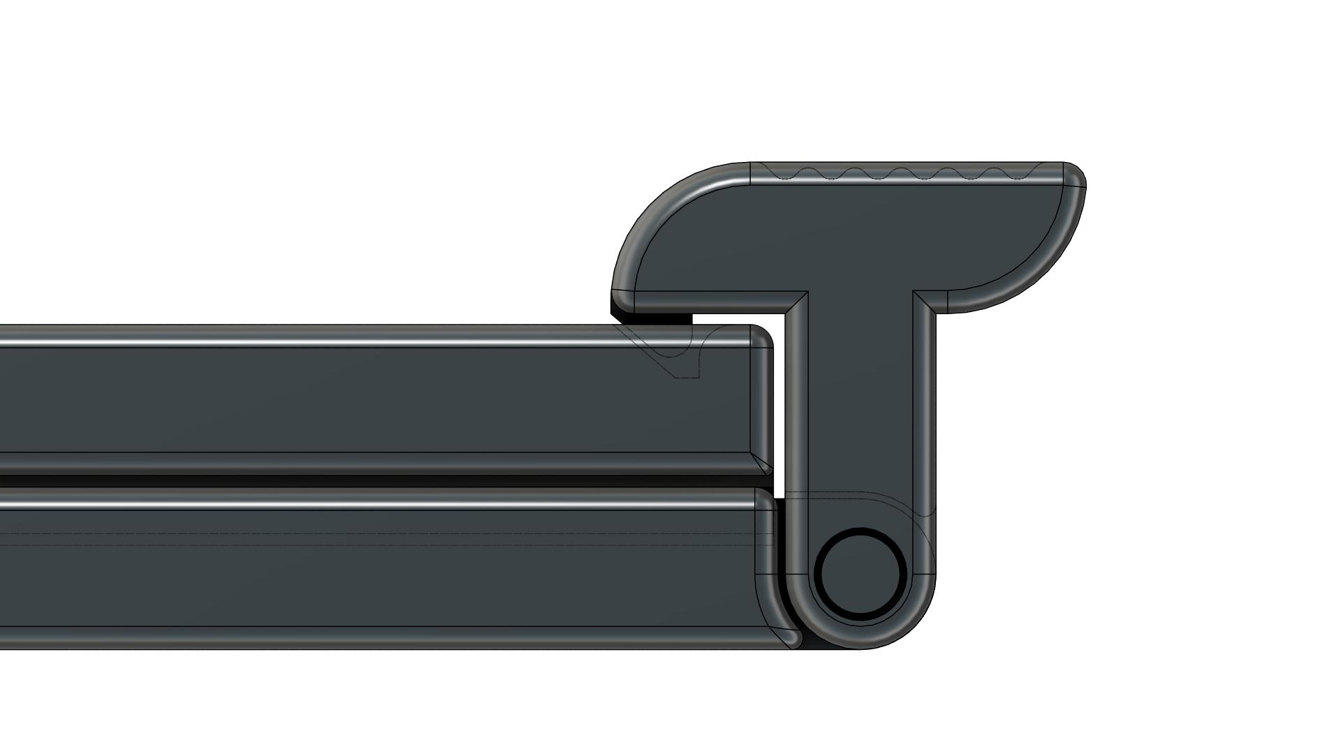 Svorka na pytlík se zrnkovou kávou - délka 140 mm