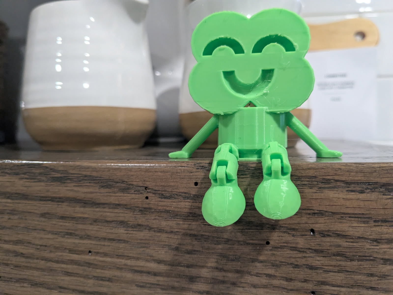 Shamrock Buddy with Articulated Legs St Patrick's Day