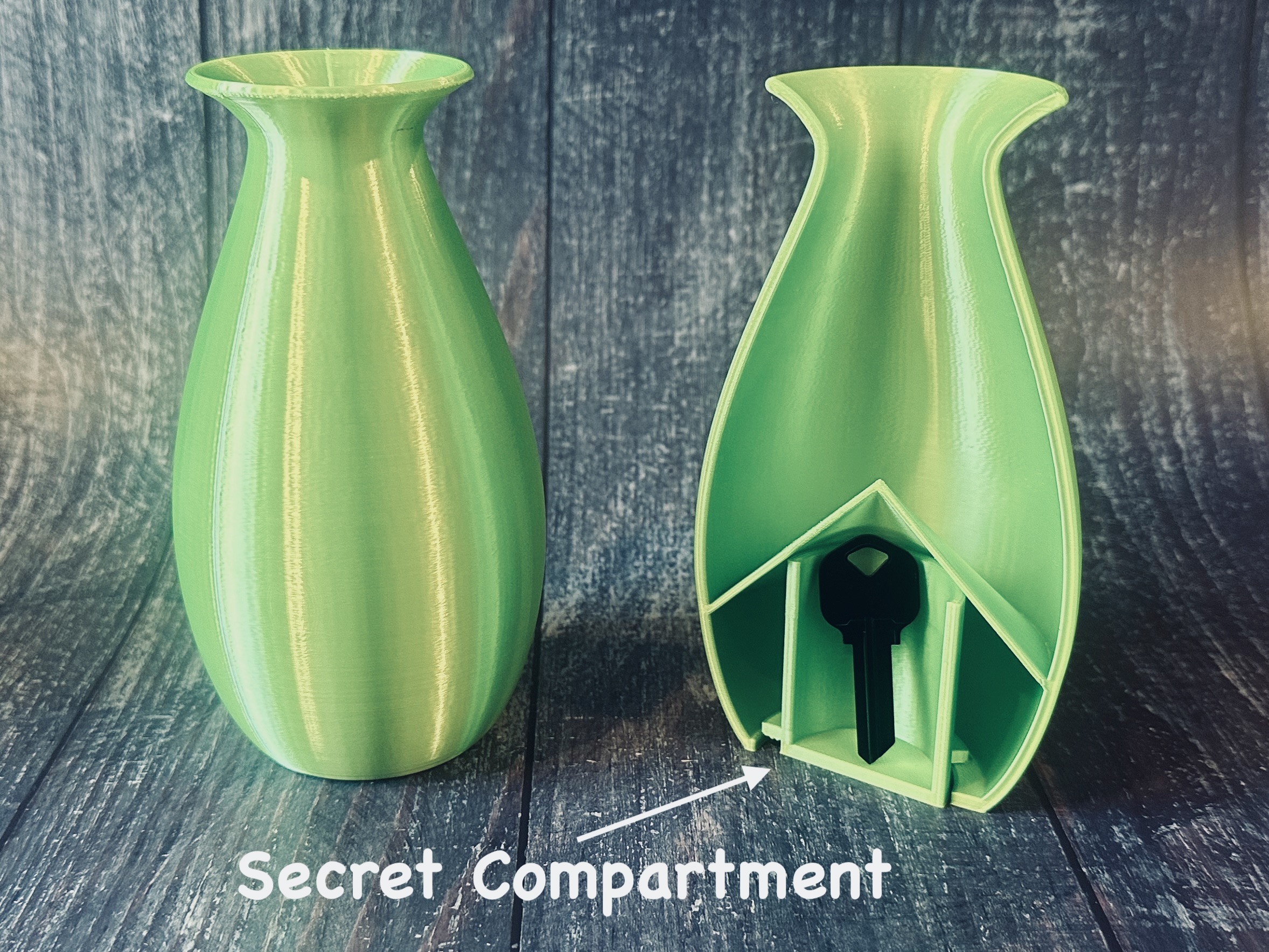 Vase with Secret Compartment by Falling Entropy