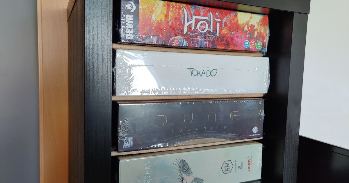 LAX RAX game shelf insert DIY by Celta Download free STL model