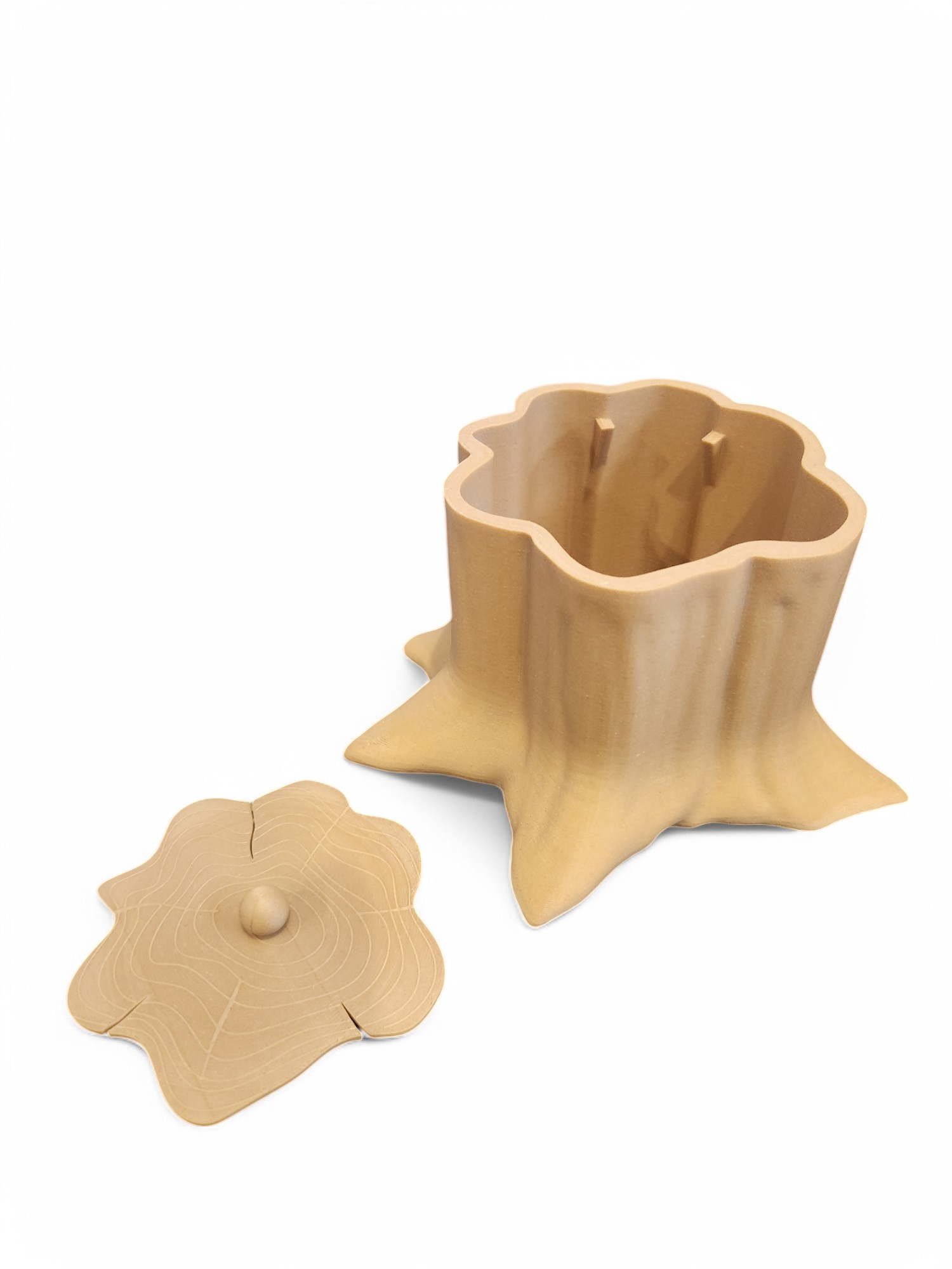 Miniatura 2 do modelo 3D Tree Stump Container
