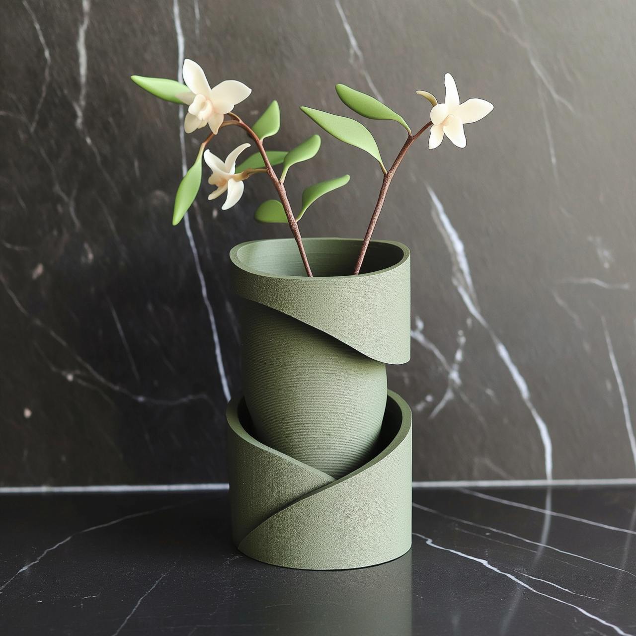 Spiral Embrace Vase