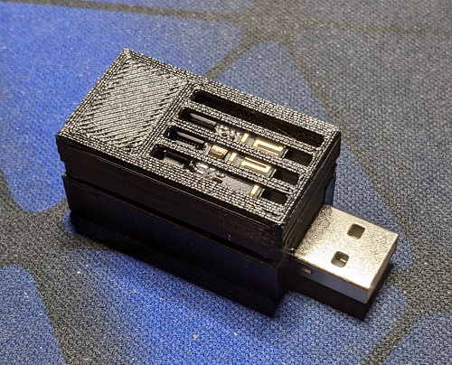 Miniatura 3 do modelo 3D CH340C  ESP01 Two Socket USB Programmer Case with Cap