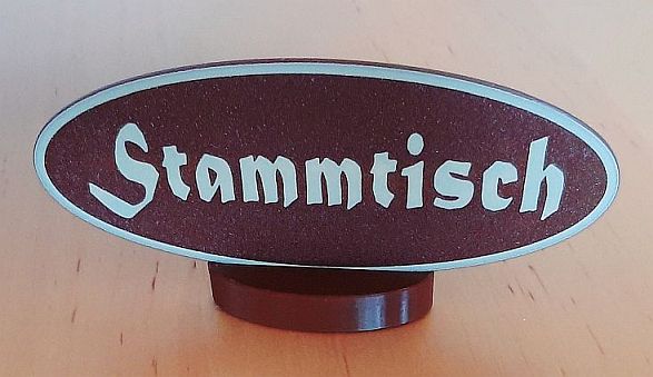 Stammtisch Schild