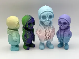 Spooky Hooded Skeleton