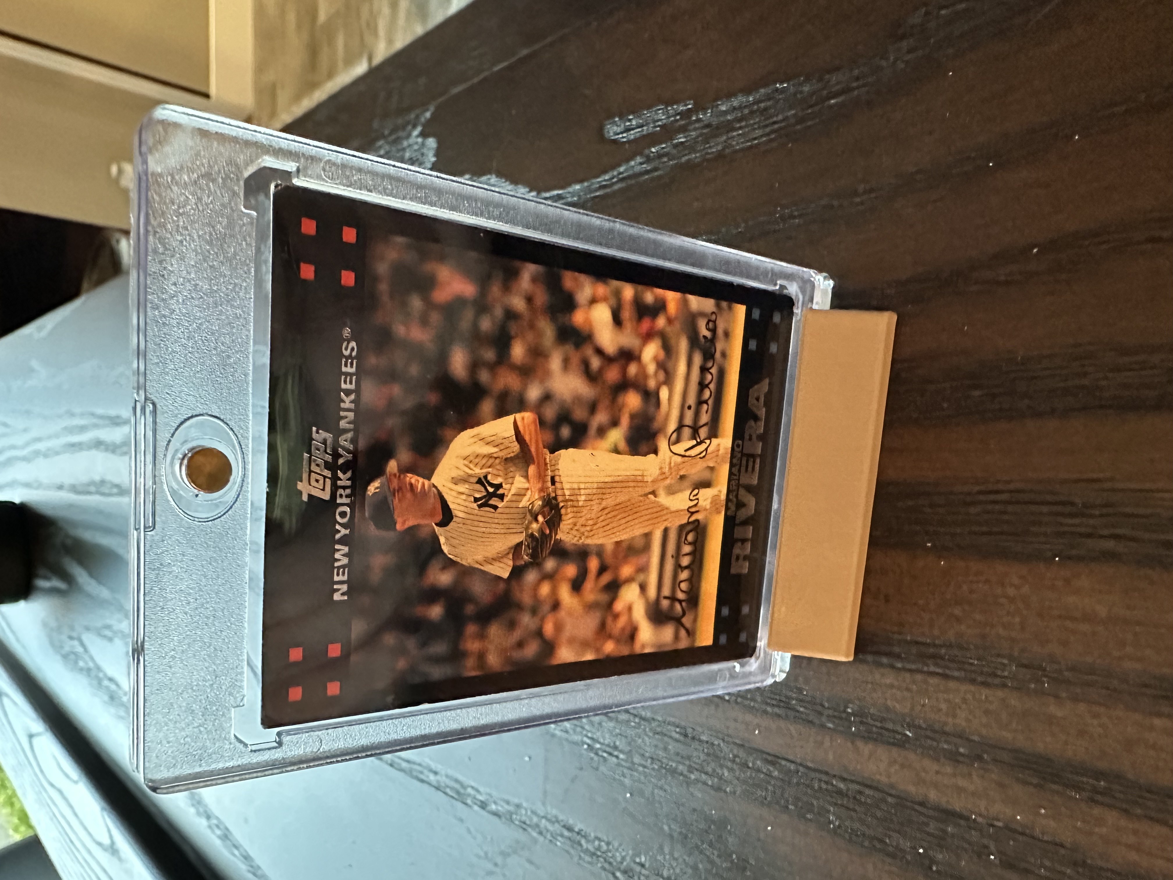 Baseball / Football Card Display case stand!