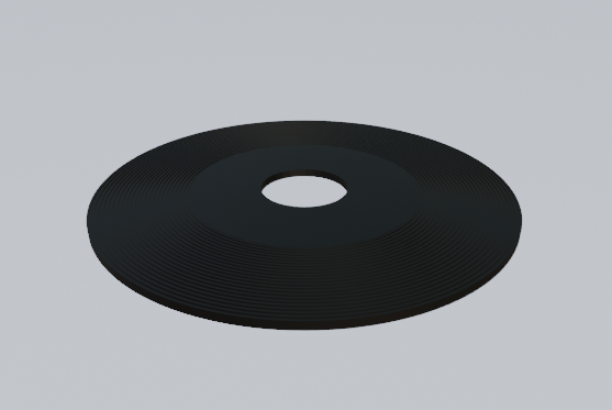 Record Vinyl Coaster - Circles (7 inch single)