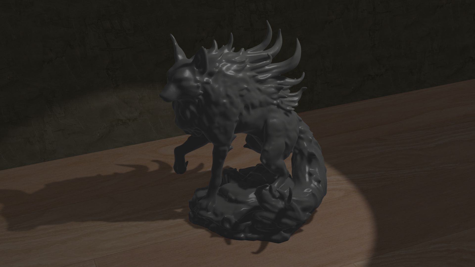 Wolf Decor Figurine
