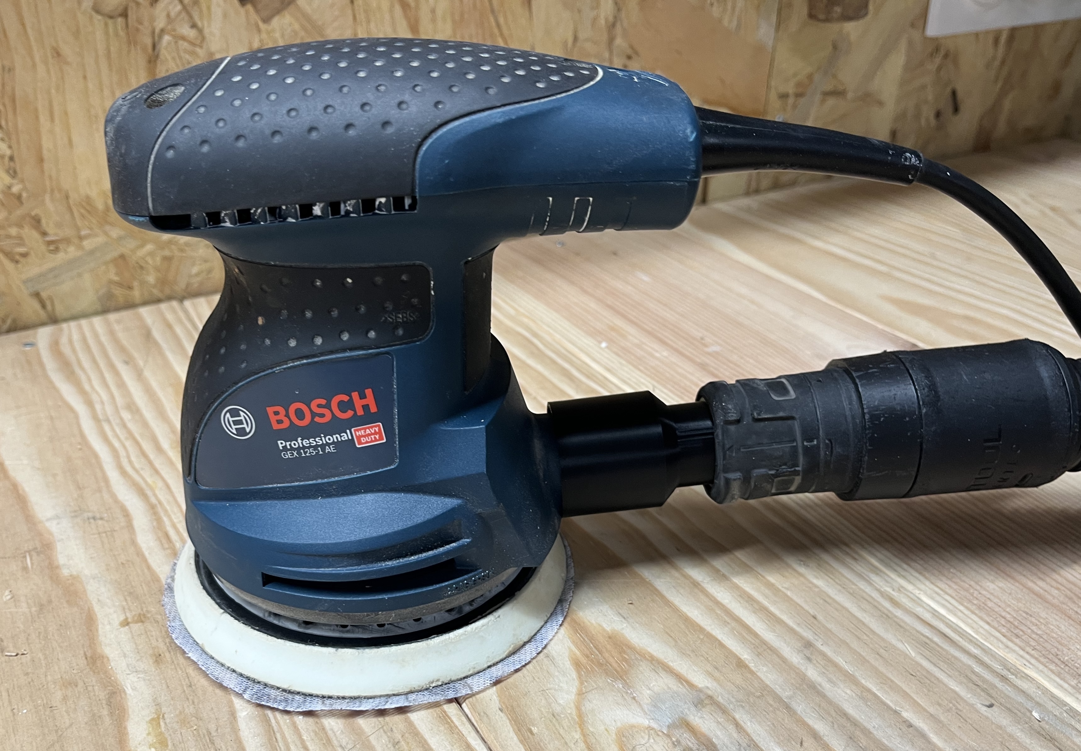 Bosch GEX 125-1 AE vacuum adapter for Festool