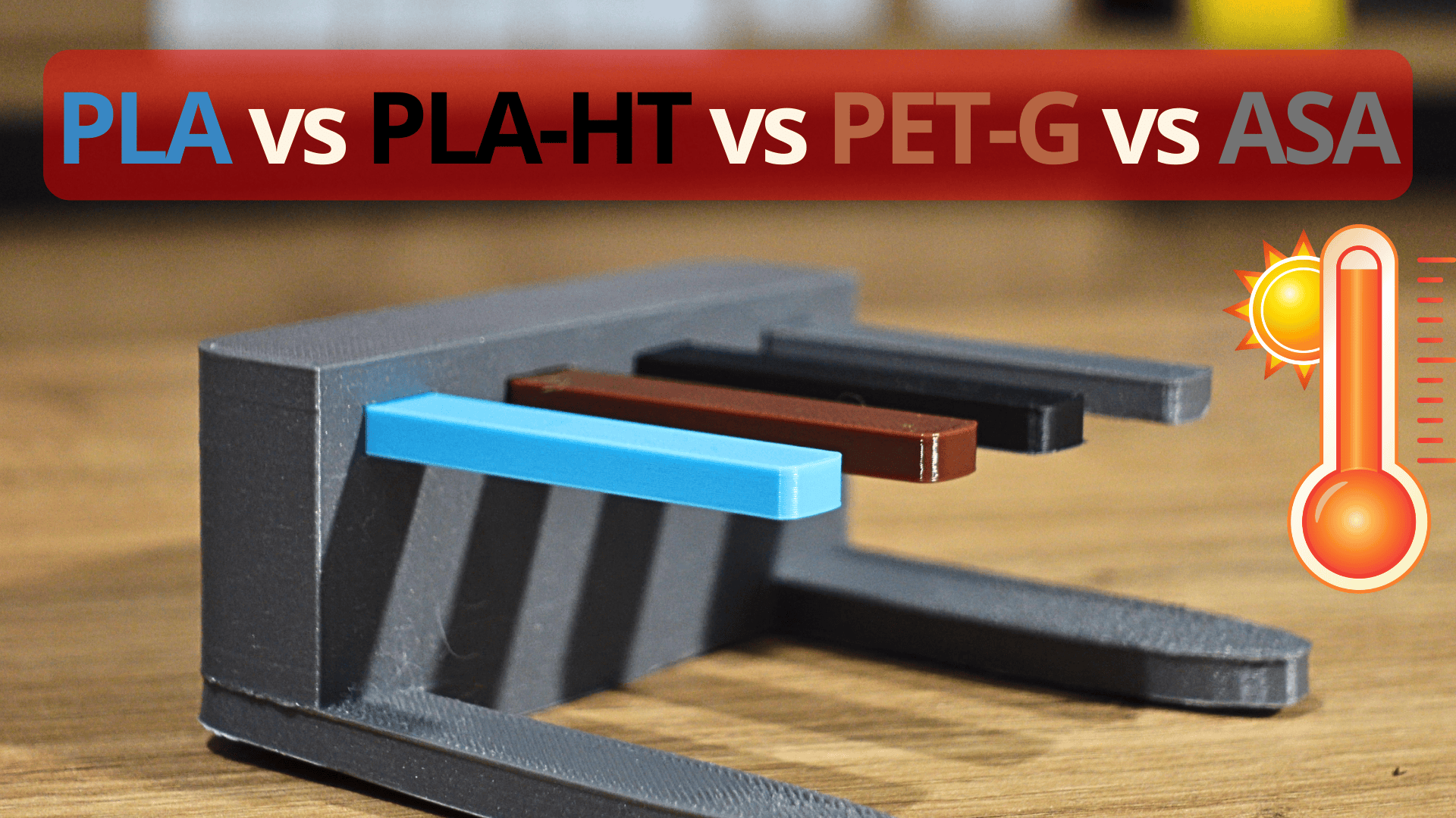 Filament high temperature test / comparison model