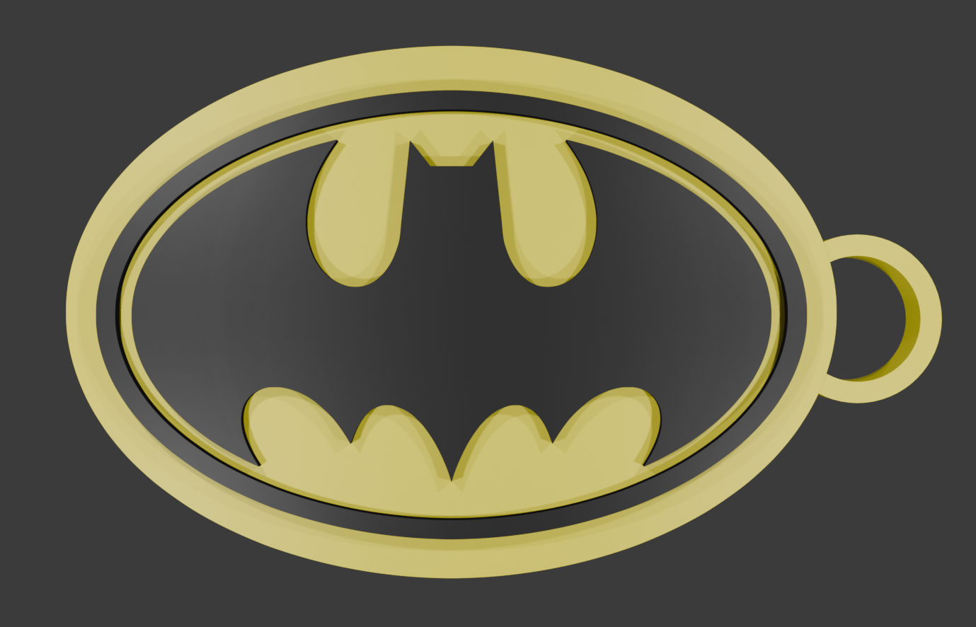 Batman logo Keychain