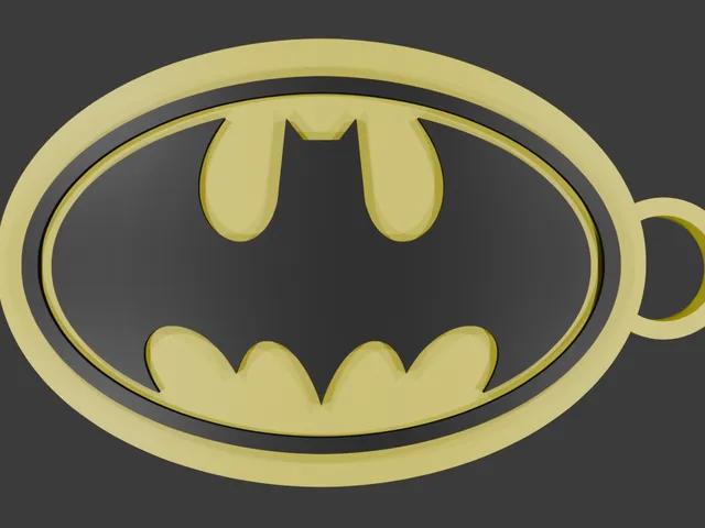 Batman logo Keychain