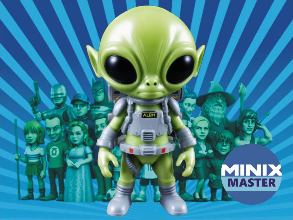 alien explorer minix figure