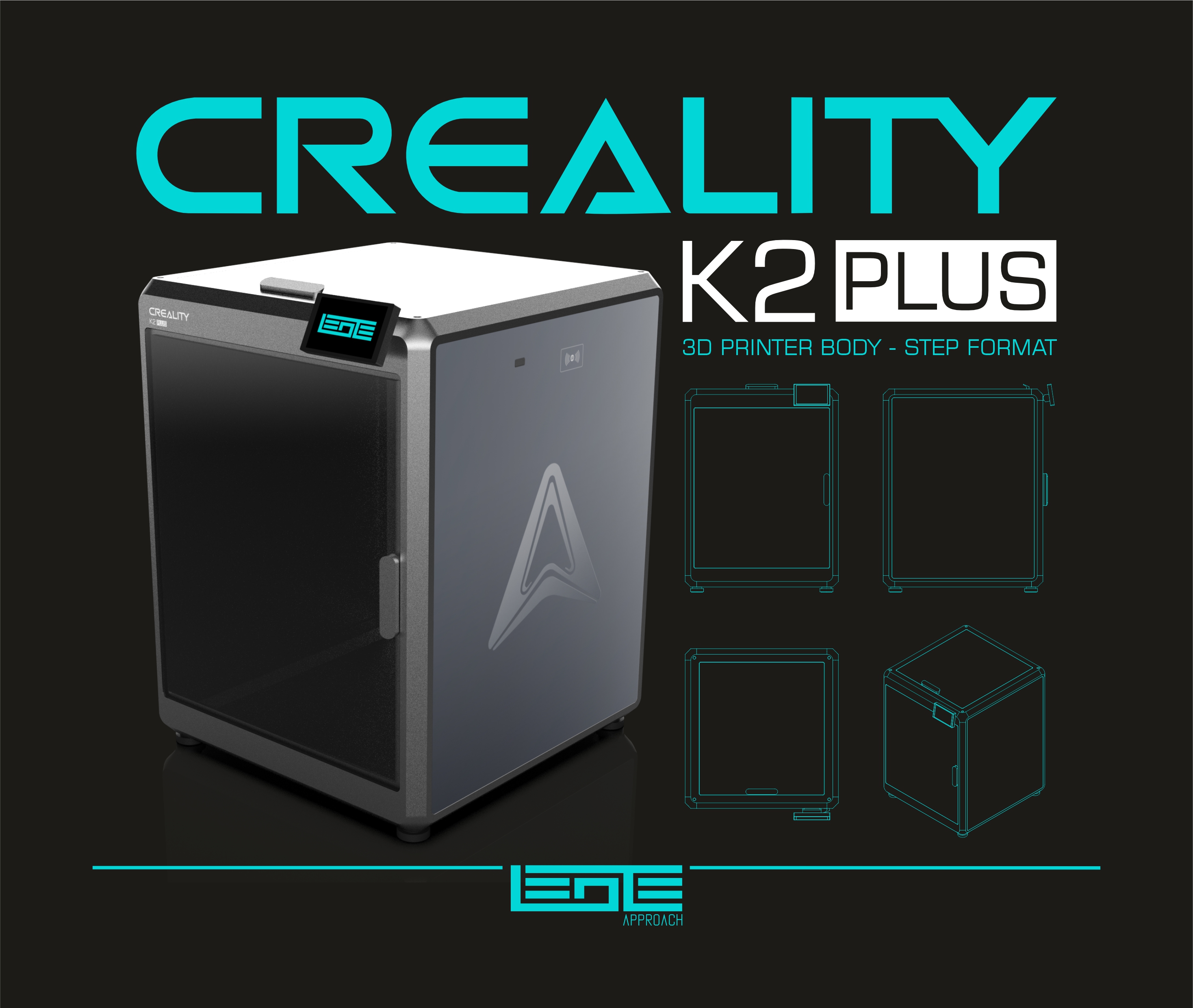 CREALITY K2 PLUS - 3D MODEL