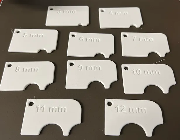 Radius Gauge Cards