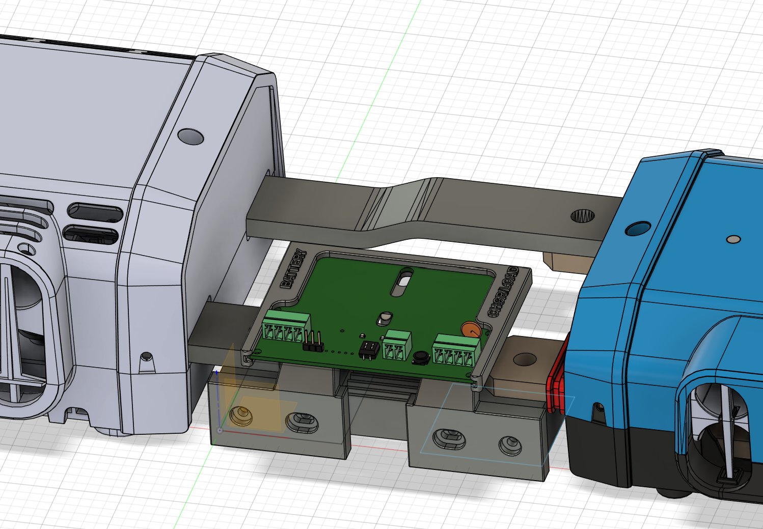 diybms shunt PCB, mounting bracket