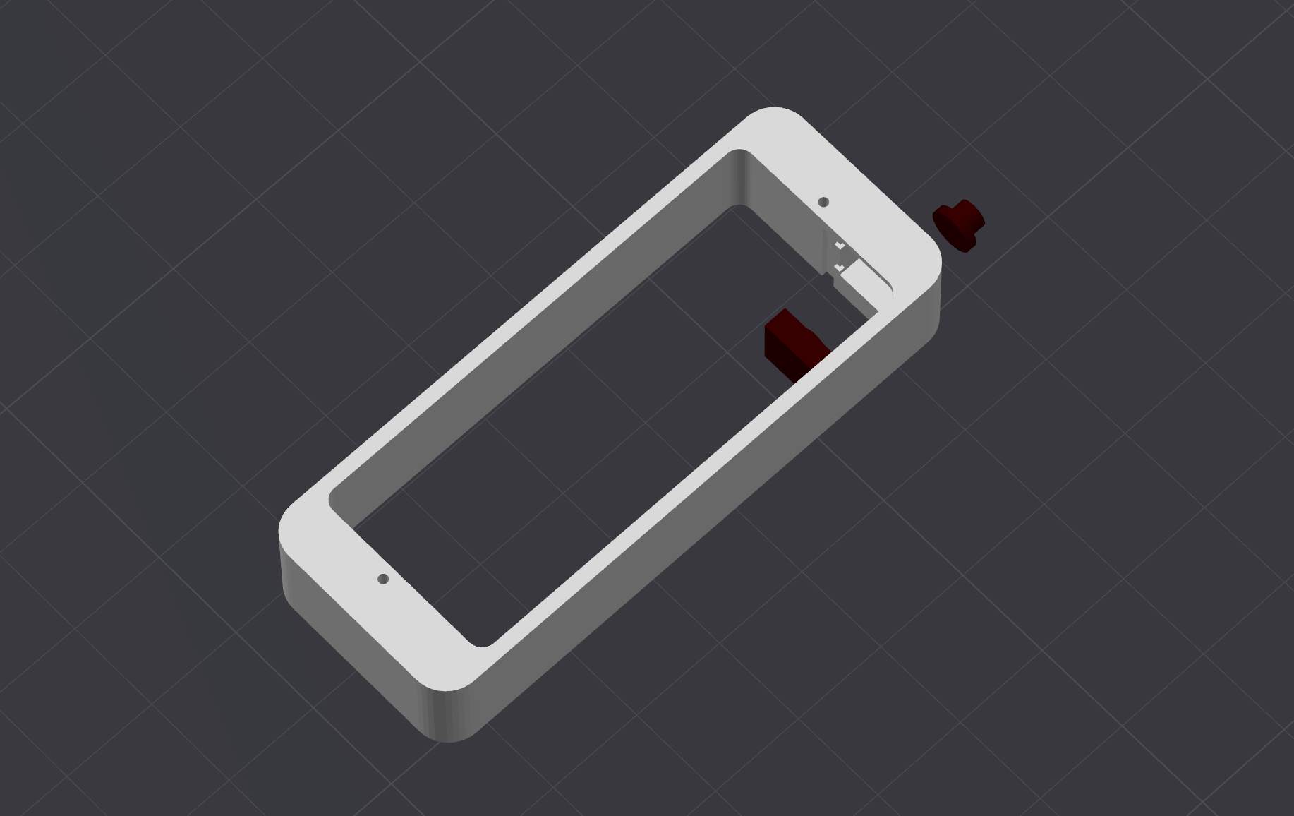 Protective Case for LY6W Voltmeter (Remix with Flat Button Slot)