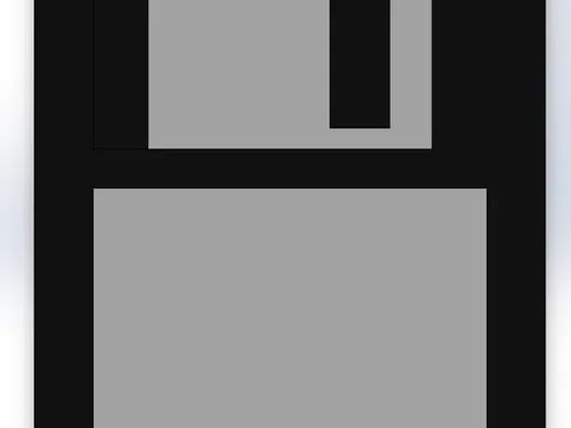 Floppy disk coaster