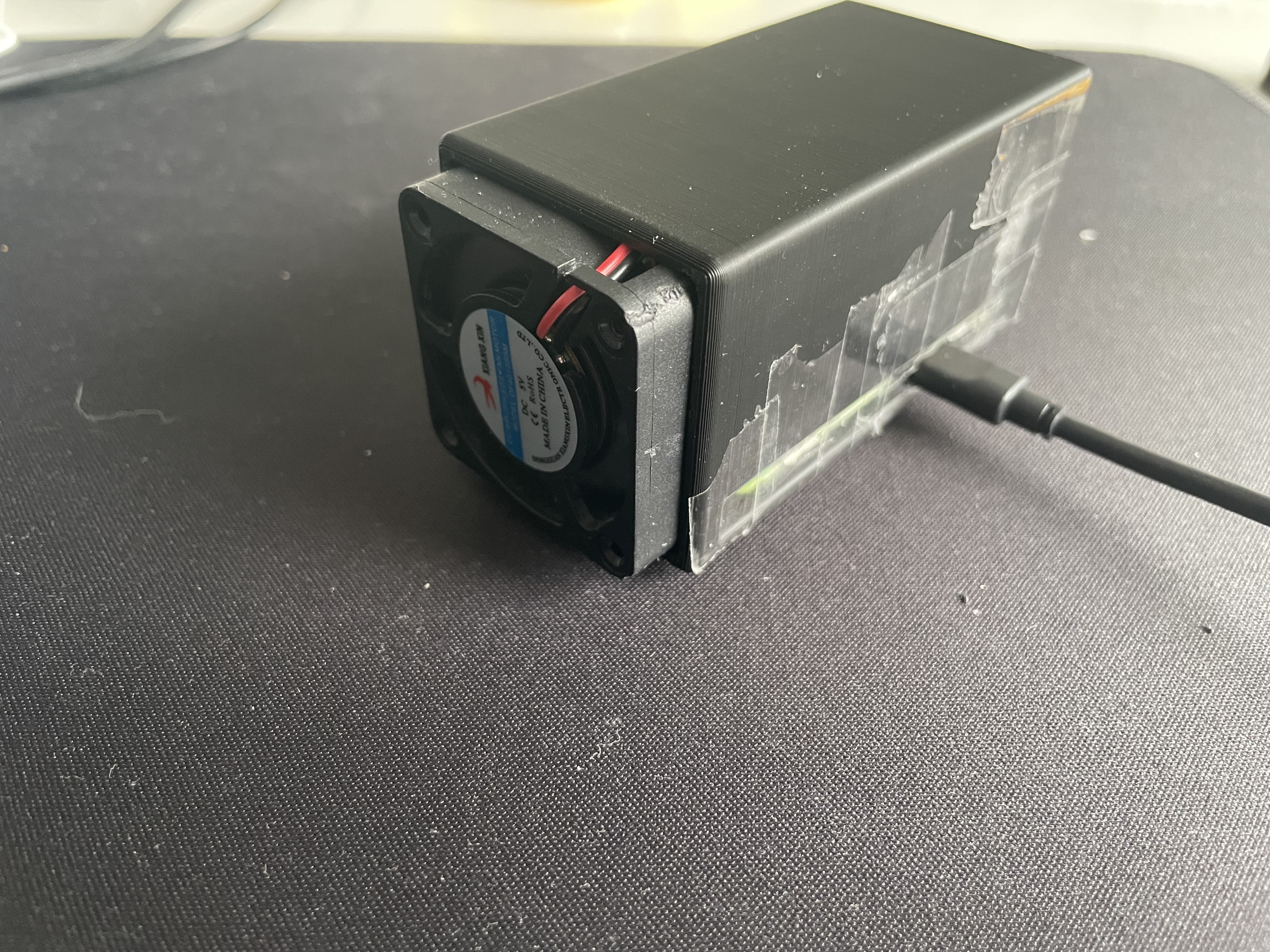 Raspberry pi 2w 4010 fan case