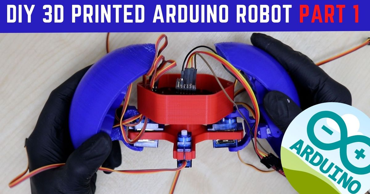 3D printed arduino robot par rayz_tech | Téléchargez gratuitement un ...