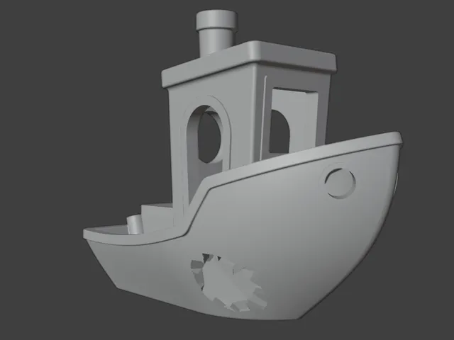 Crashed Benchy