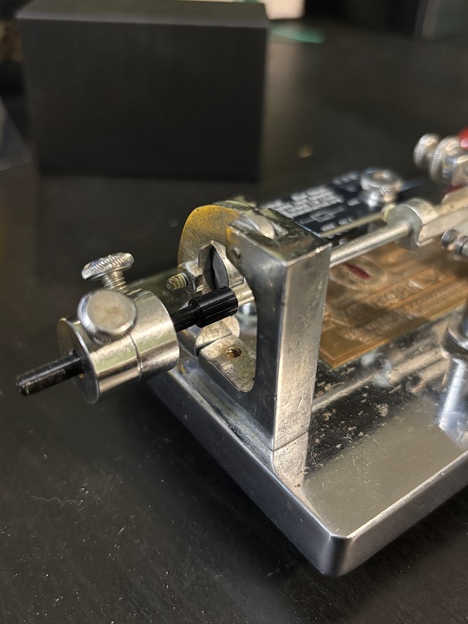 Extension Arm to slow Vibroplex CW Bugs