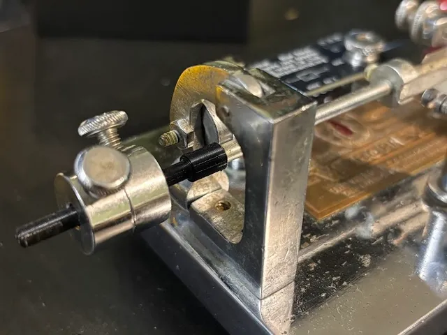 Extension Arm to slow Vibroplex CW Bugs