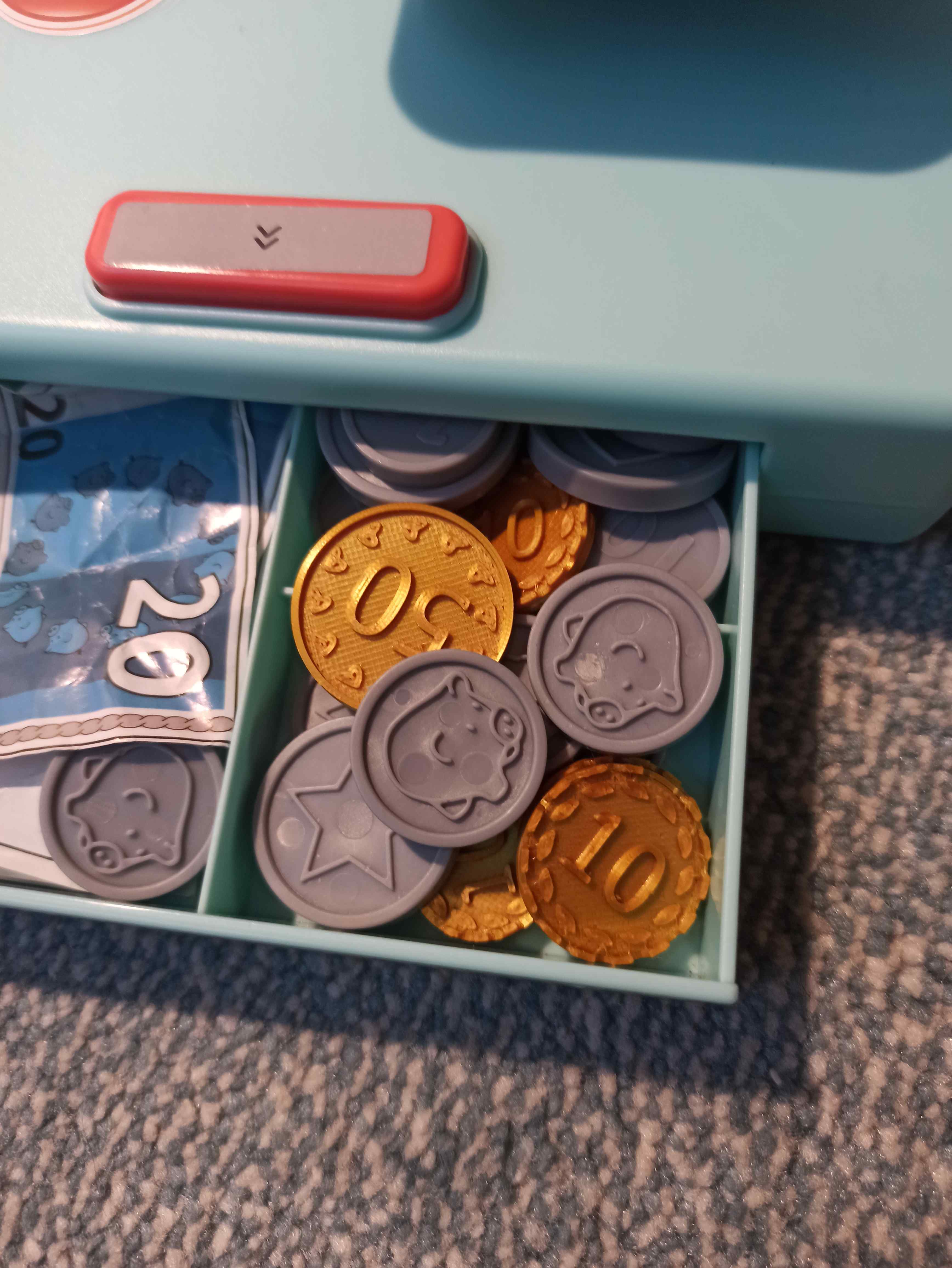Toy coin for children