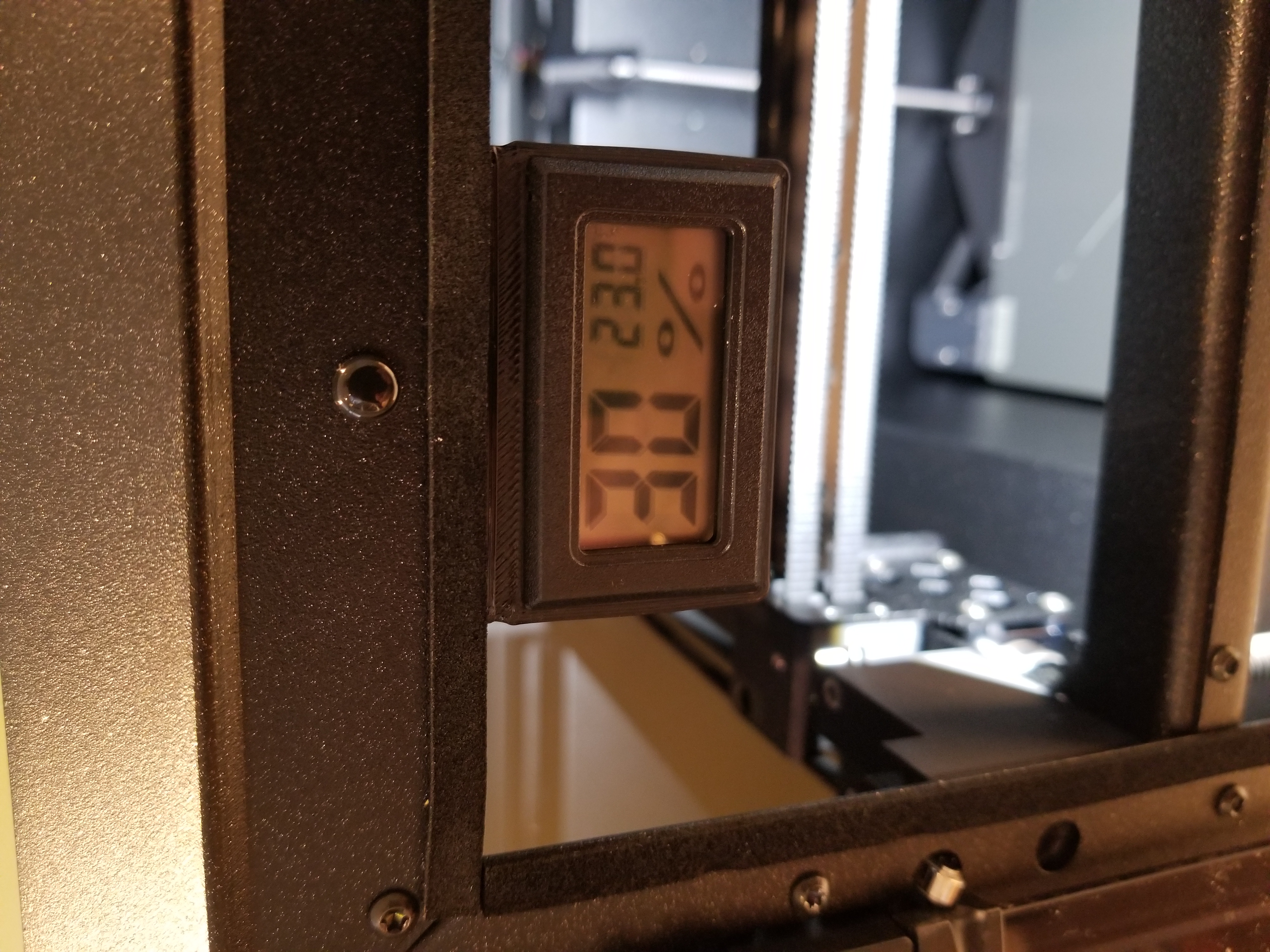 Core One hygrometer mount