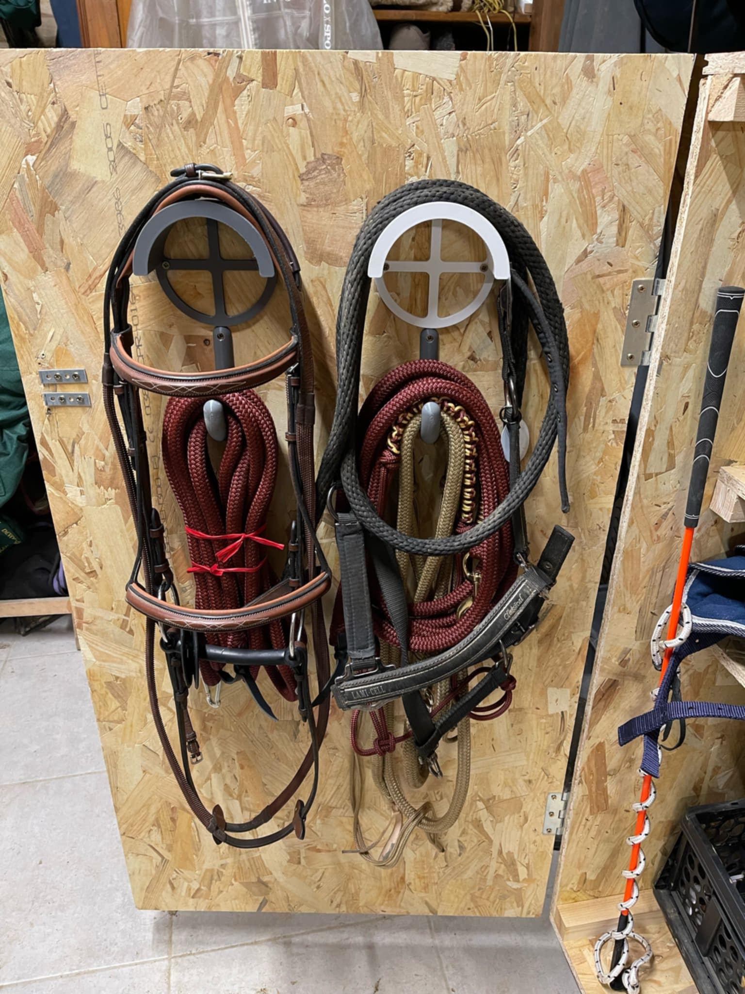Horse bride/rope holder