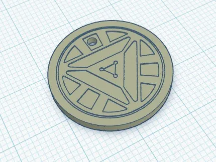 Iron Man Arc Reactor 1 euro 2 euro