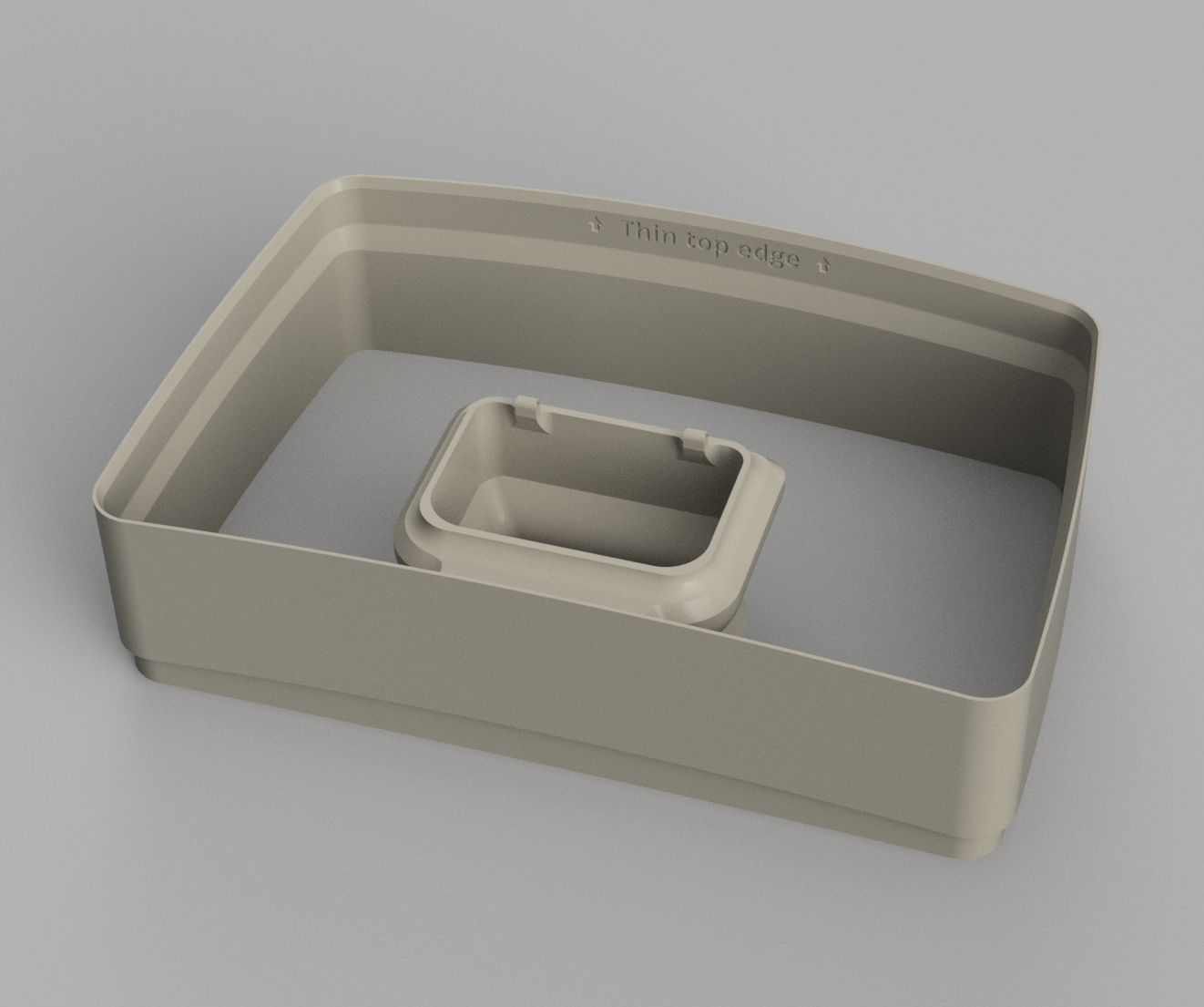 Delonghi extension (remix of Findusdwarf) for bed 220x220 no supports around