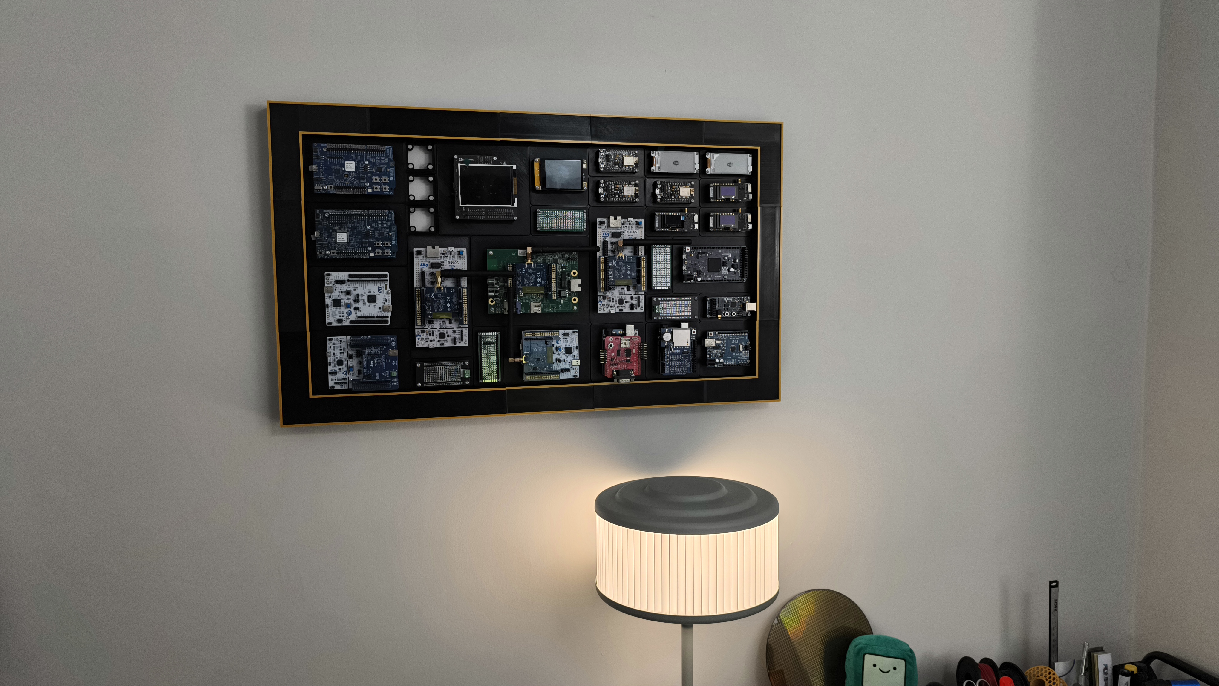 Gridfinity wall frame
